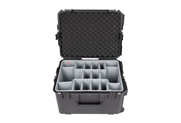 SKB Cases 3i-2217-12PT, iSeries Utility Case with Think Tank Photo Dividers and Lid Organizer – Black