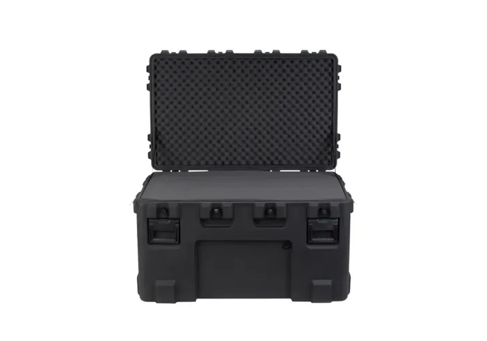 SKB Cases 3R4024-24B-L, rSeries Roto-Molded Waterproof Case with Layered Foam – 40″ x 24″ x 24″