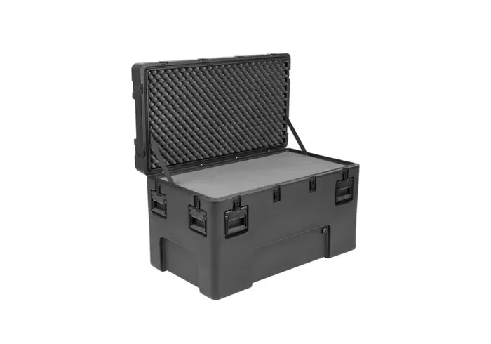 SKB Cases 3R4222-24B-L rSeries Roto-Molded Case with Layered Foam – 42″ x 22″ x 24″