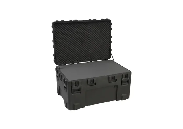 SKB Cases 3R4530-24B-L rSeries Roto-Molded Hard Case with Layered Foam – 40″ x 30″ x 24″