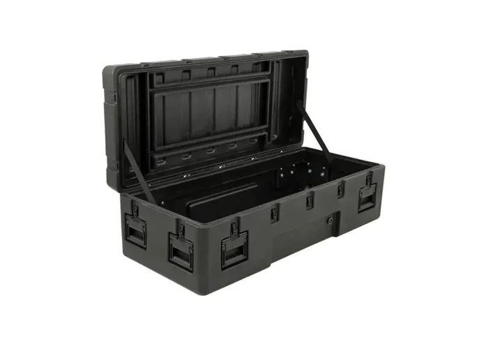 SKB Cases 3R5020-14B-EW rSeries Roto-Molded Empty Hard Case with Wheels – 50″ x 20″ x 14″