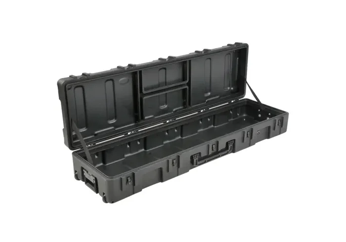 SKB Cases 3R6416-8B-EW rSeries Roto-Molded Empty Hard Case with Wheels – 64″ X 16″ X 8″ Online