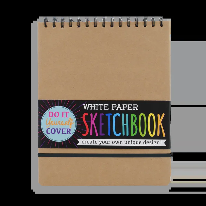 Sketchbook – DIY Cover with White Paper (Large)