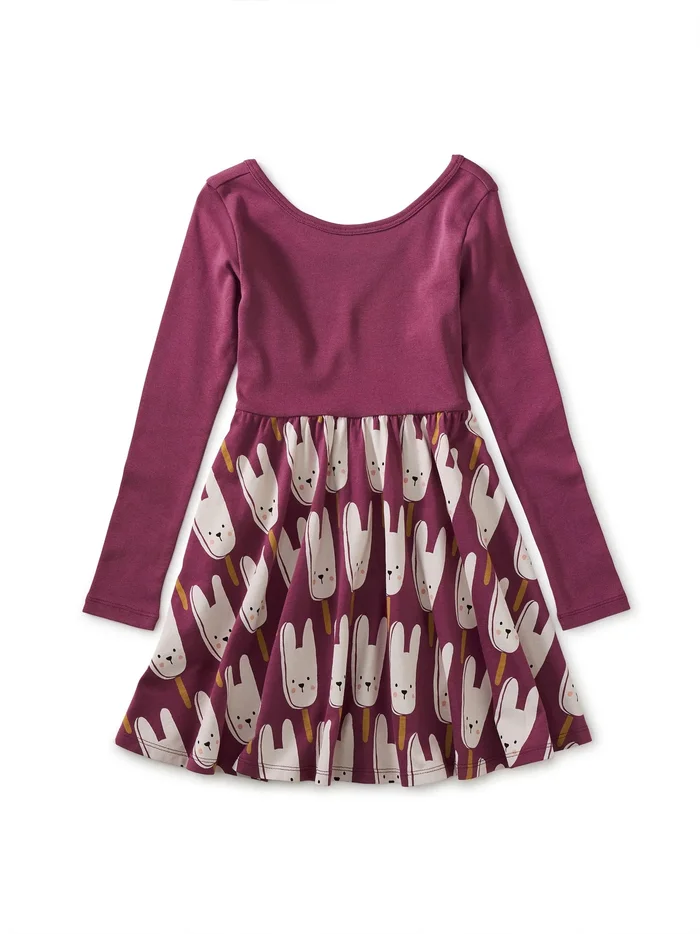 Skirted Ballet Dress (Long Sleeve) – Bunny Pops