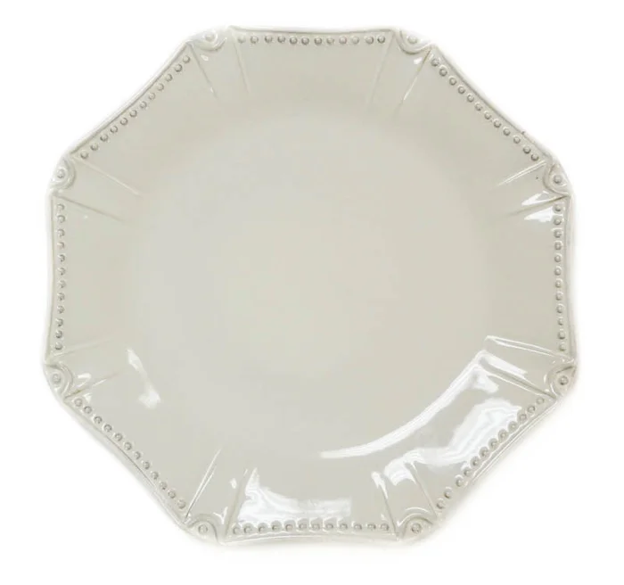 Skyros Designs Isabella Octagonal Dinner Plate, Ivory