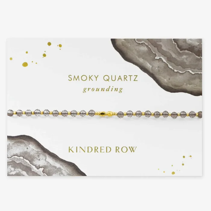 Smoky Quartz Healing Gemstone Stacking Bracelet