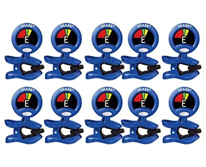 Snark SN1X Clip on Tuner Enhanced SN-1 Bundle – 10 Pack