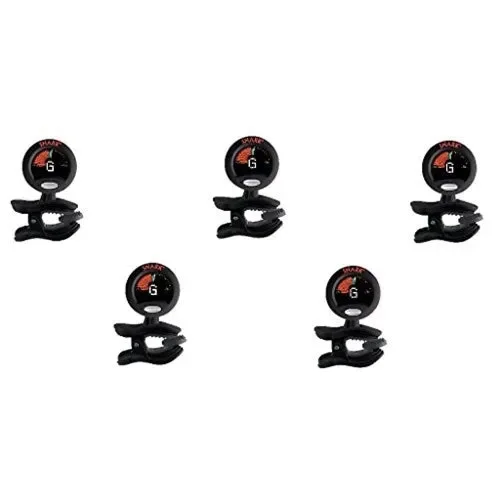 Snark SN6 Ukulele Tuner with Full Color Display Rotates 360 Degrees – 5 Pack
