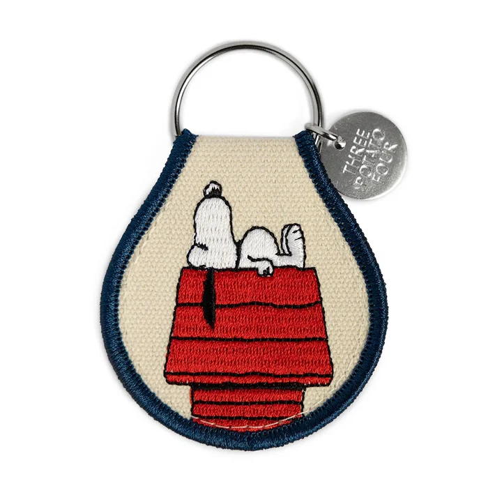 Snoopy Doghouse Patch Keychain – 3P4 x Peanuts®