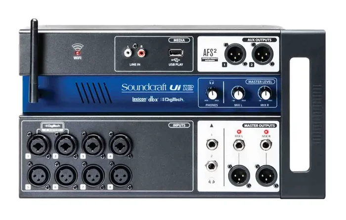 Soundcraft Ui12, 12-Input Remote-Controlled Digital Mixer