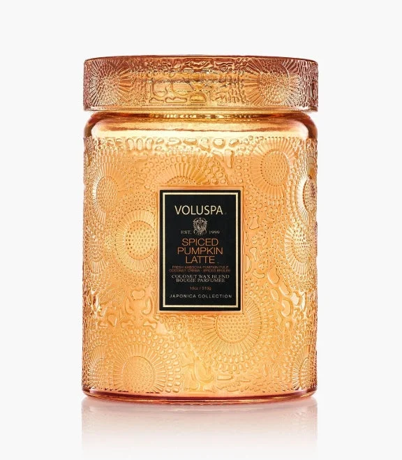 Spiced Pumpkin Latte – Large Jar Candle