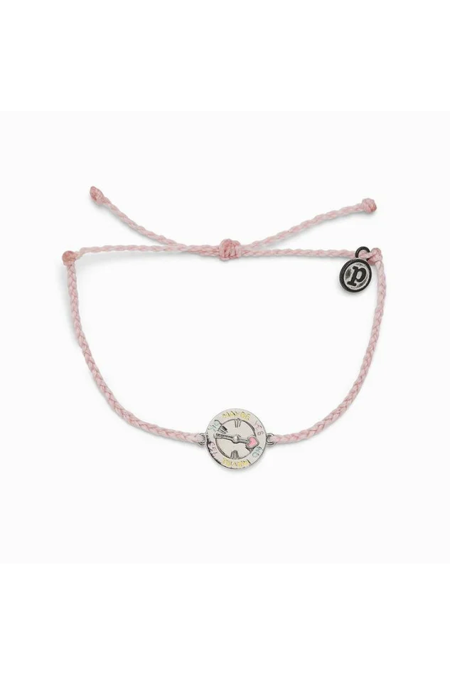 SPINNER CHARM BRACELET-BABY PINK