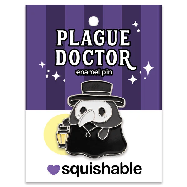 Squishable – Enamel Plague Doctor Pin