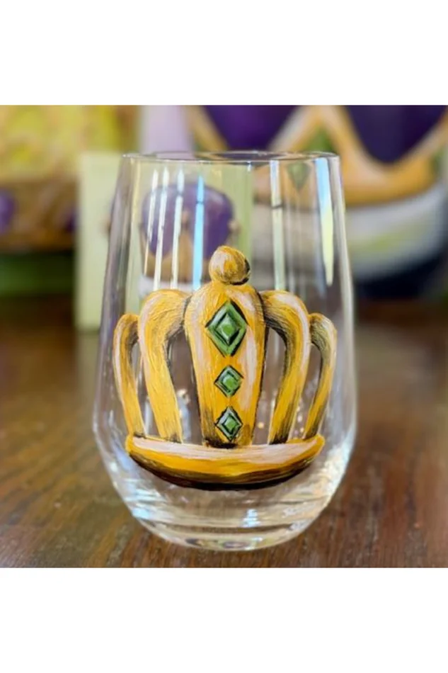 STEMLESS WINE /CROWN (ROUND) 12 OZ