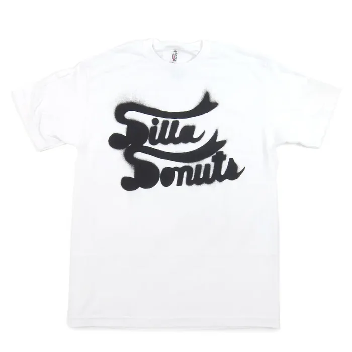 Stones Throw: Dilla Donuts Stencil Shirt – White / Black