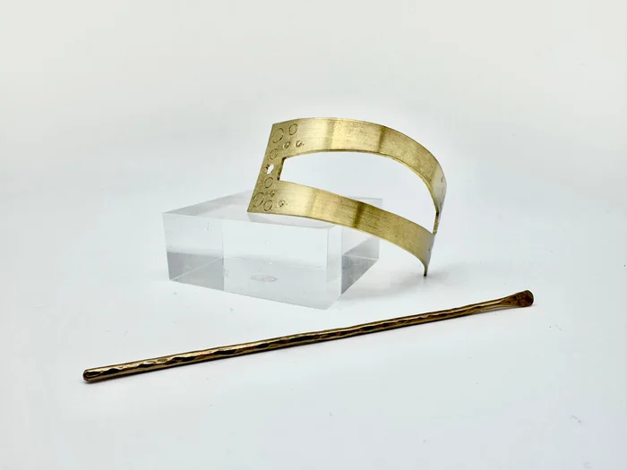 Straight Gold Hair Cuff