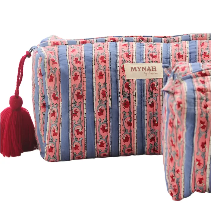 Striped Nantucket Cosmetic Bag