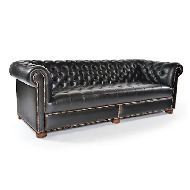 Studded Chesterfield Sofa Black Online Hot Sale