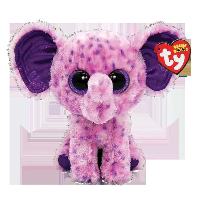 Stuffed Animal – Beanie Boo Eva Purple Elephant 6″