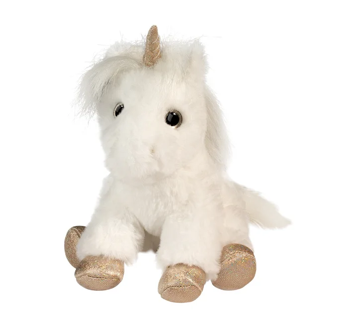 Stuffed Animal – Elodie White Unicorn Mini