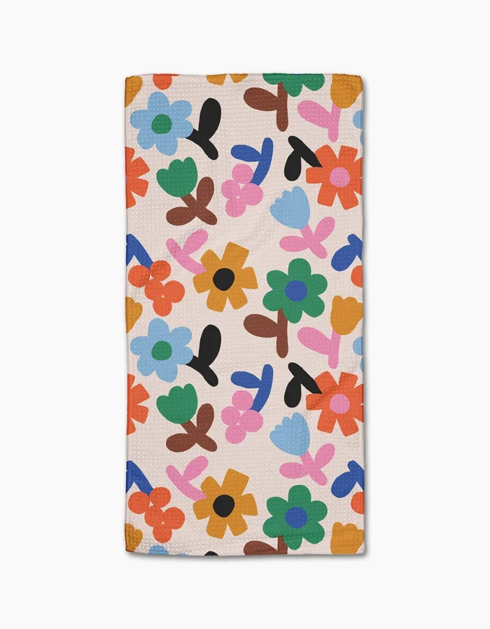 Sunny Bloom Bar Towel
