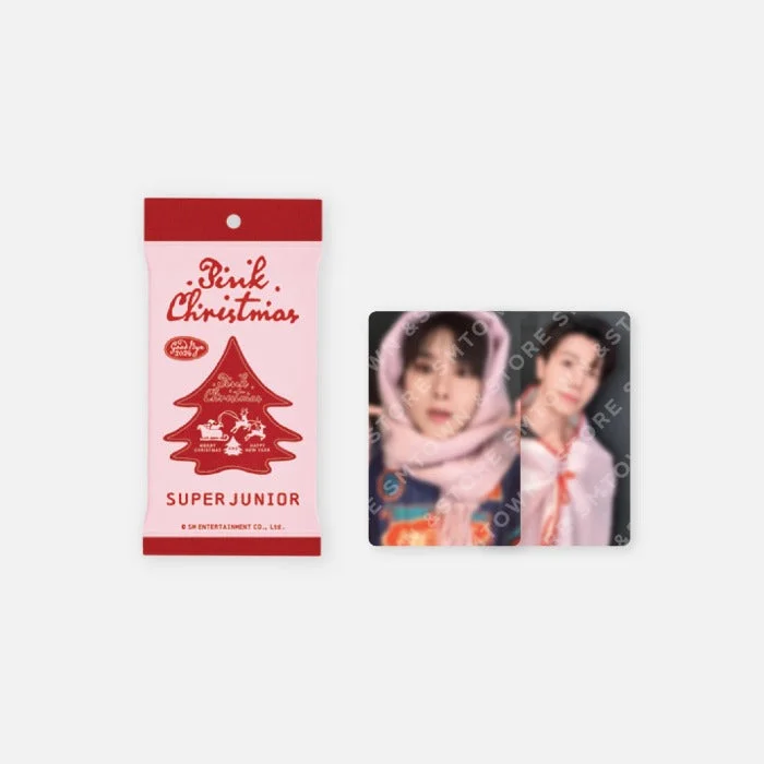 SUPER JUNIOR – 2024 Pink Christmas Photo Card Random Pack