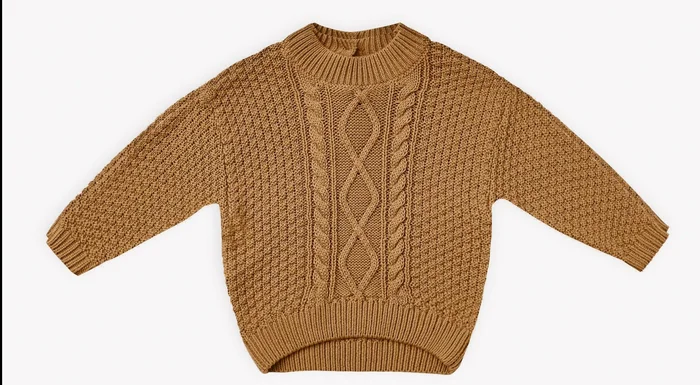 Sweater Cable Knit – Walnut