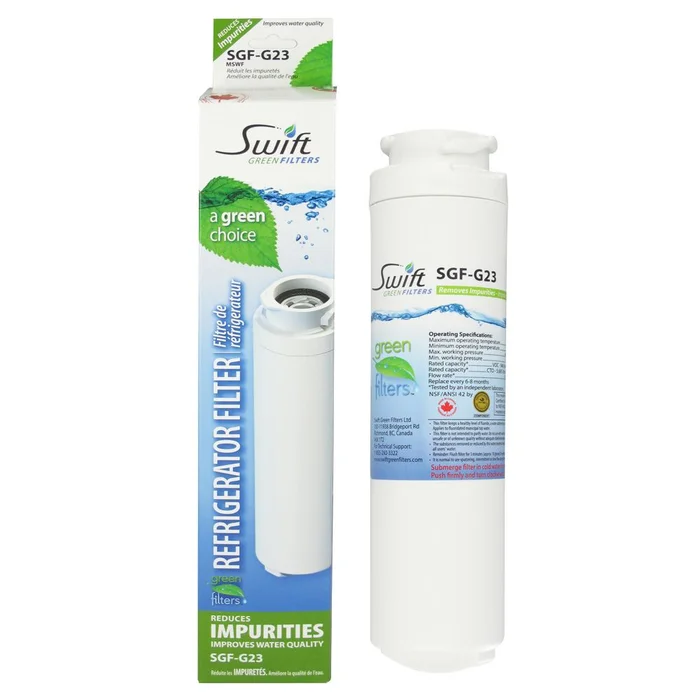 Swift Green SGF-G23 Compatible GE SmartWater MSWF Refrigerator Filter