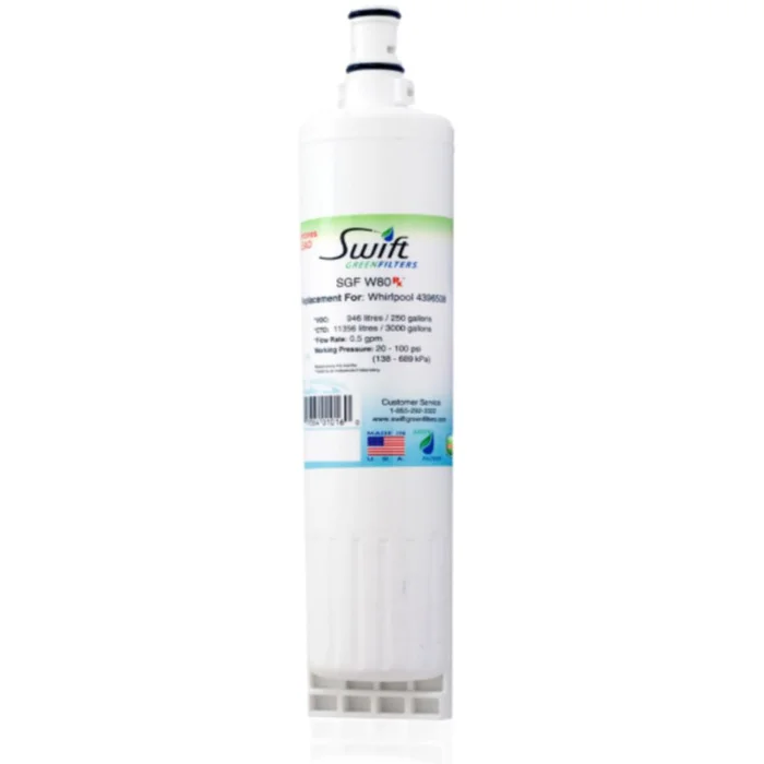 Swift Green SGF-W80 Compatible Whirlpool 4396508 Refrigerator Filter