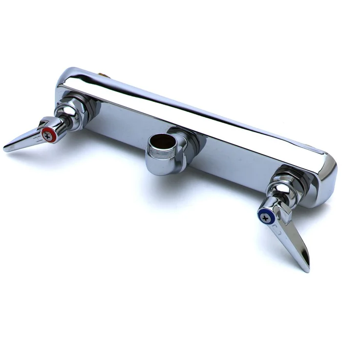 T&S Brass B-1125-LN Wall Mounted Workboard Faucet with 8″ Centers, without Nozzel