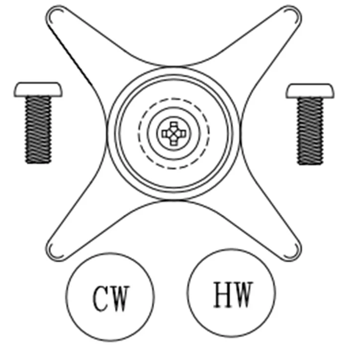 T&S Brass B-18K Four Arm Handle Handle Kit – Lab