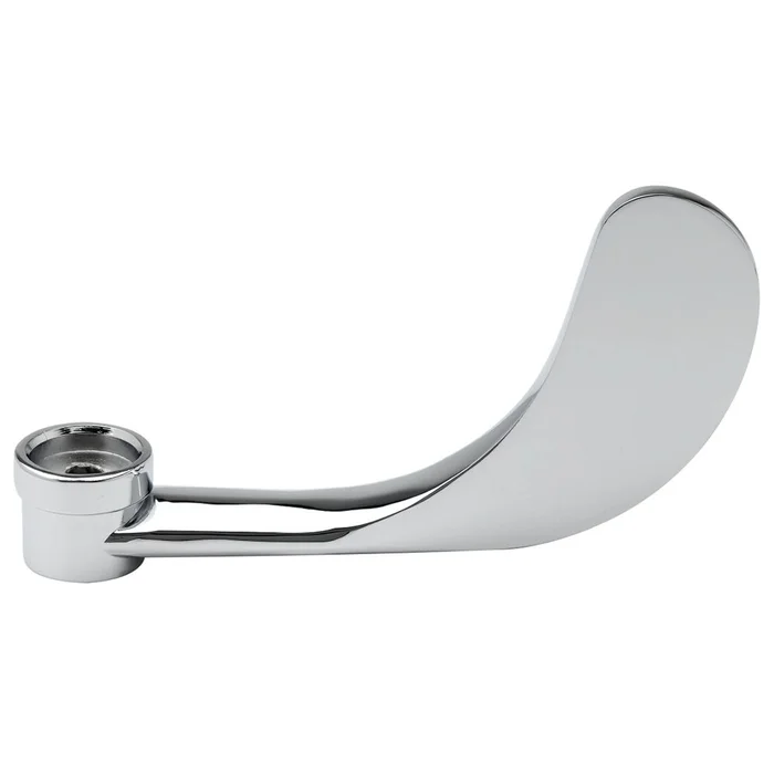 T&S Brass B-WH4H Chrome Plated 4″ Wrist Action Handle, Hot Index