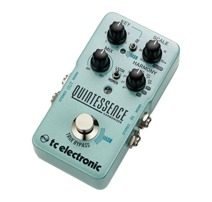 TC Electronic Quintessence Harmonizer Generator Pedal Guitar with TonePrint Support MASH Footswitch Analog-Dry-through Signal Path Online Sale