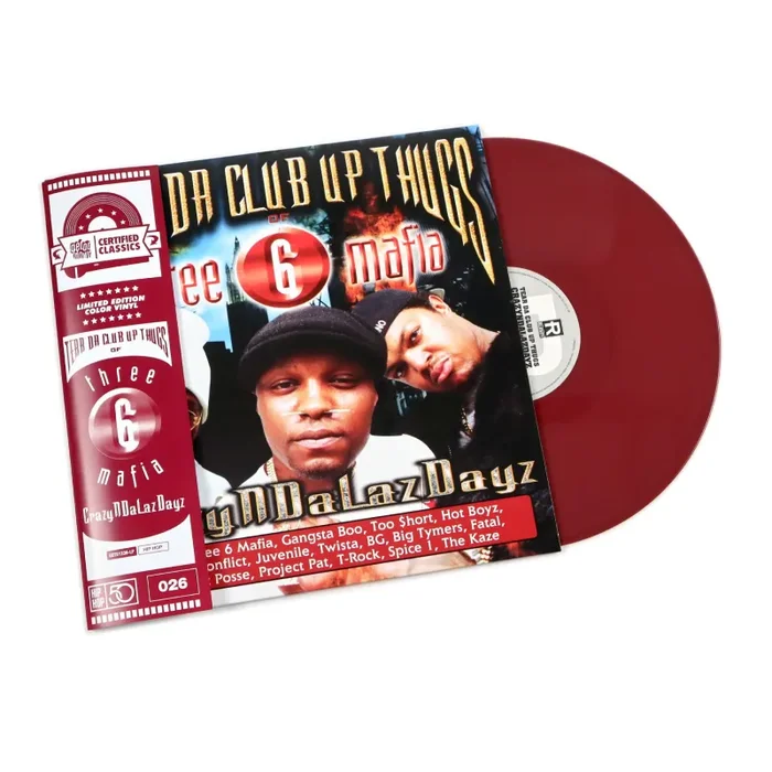 Tear Da Club Up Thugs: CrazyNDaLazDayz (Three 6 Mafia, Colored Vinyl) Vinyl 2LP Hot on Sale