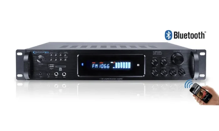 Technical Pro H3502URBT Digital Hybrid Amplifier with AM/FM Tuner – 3500 Watts