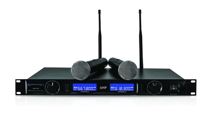 Technical Pro WM1302 Dual UHF Wireless Microphone System