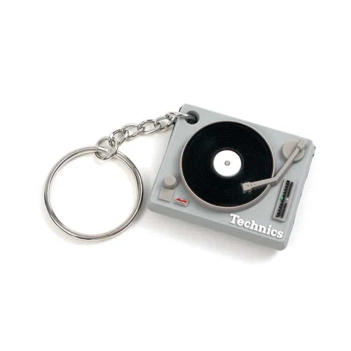Technics: 1200 Deck Keychain – Silver