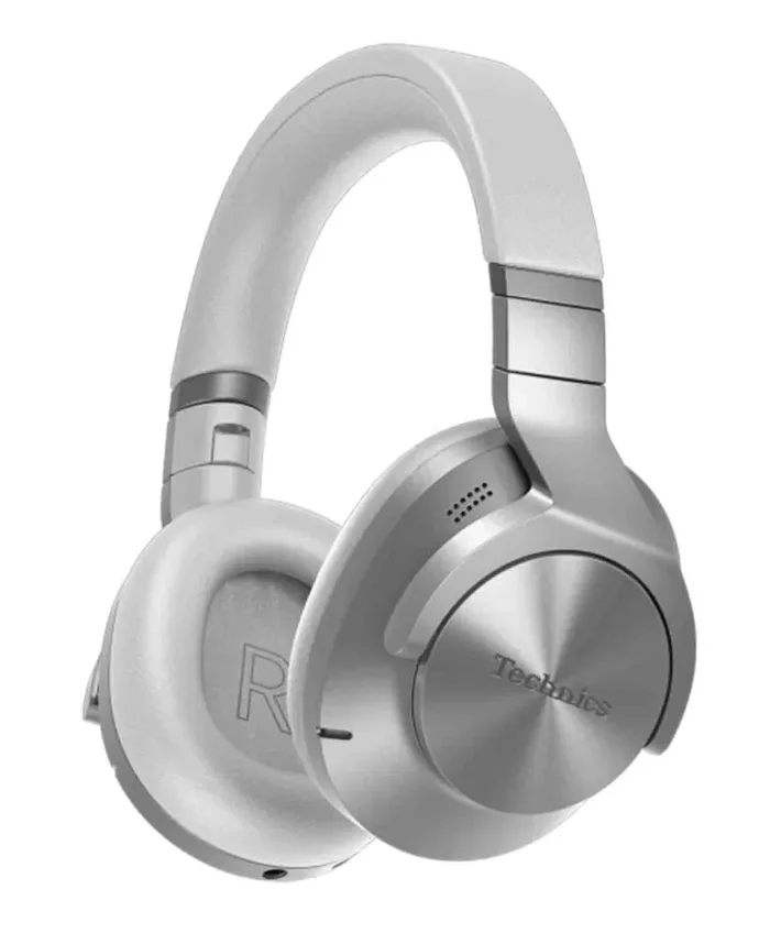 Technics EAH-A800 Wireless Headphones with Noise Cancelling and Microphone – Silver