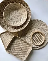 Terrafirma 9″ Square Dot Tray, Mocha