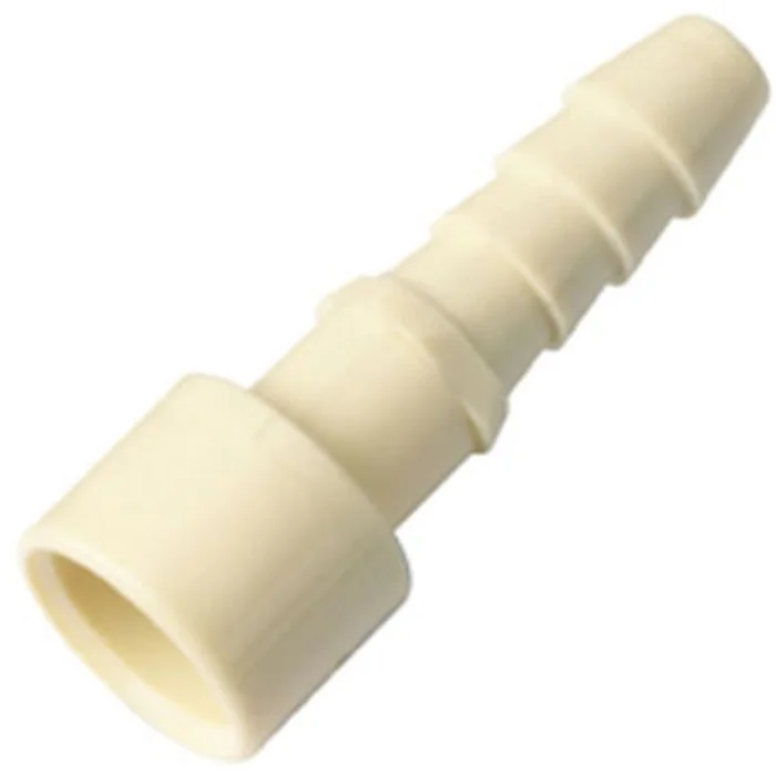 TFF0212 Non-Valved Hose Barb Fitting Body 1/8 ID Barb