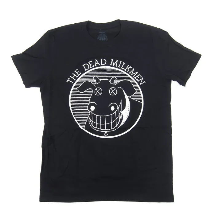The Dead Milkmen: Cow Logo Shirt – Black