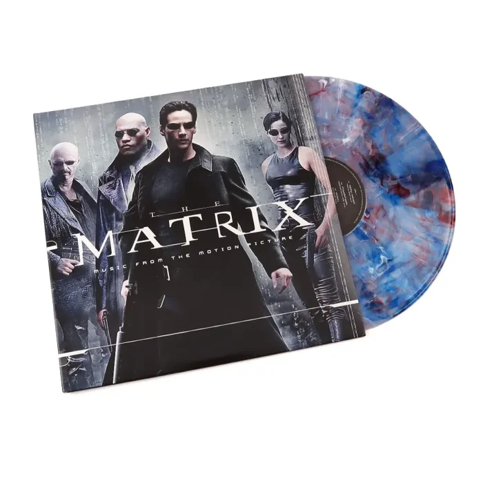 The Matrix: Music From The Motion Picture (Red & Blue Clear Swirl Vinyl) Vinyl 2LP