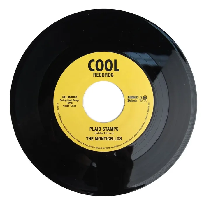 The Monticellos: Plaid Stamps Vinyl 7″