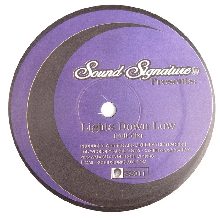 Theo Parrish: Lights Down Low Vinyl 12″