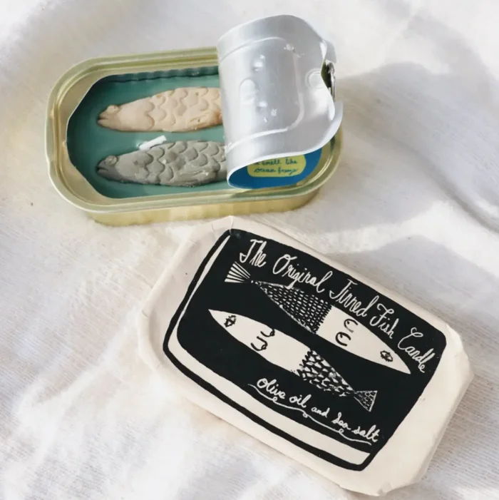 Tinned Fish Candle – Olive Oil and Sea Salt