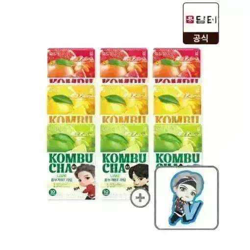 TinyTan Kombucha – 10 pieces – 1 FREE BTS Keyring