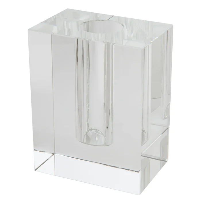 Tizo Design Crystal 7.75″ Square Vase