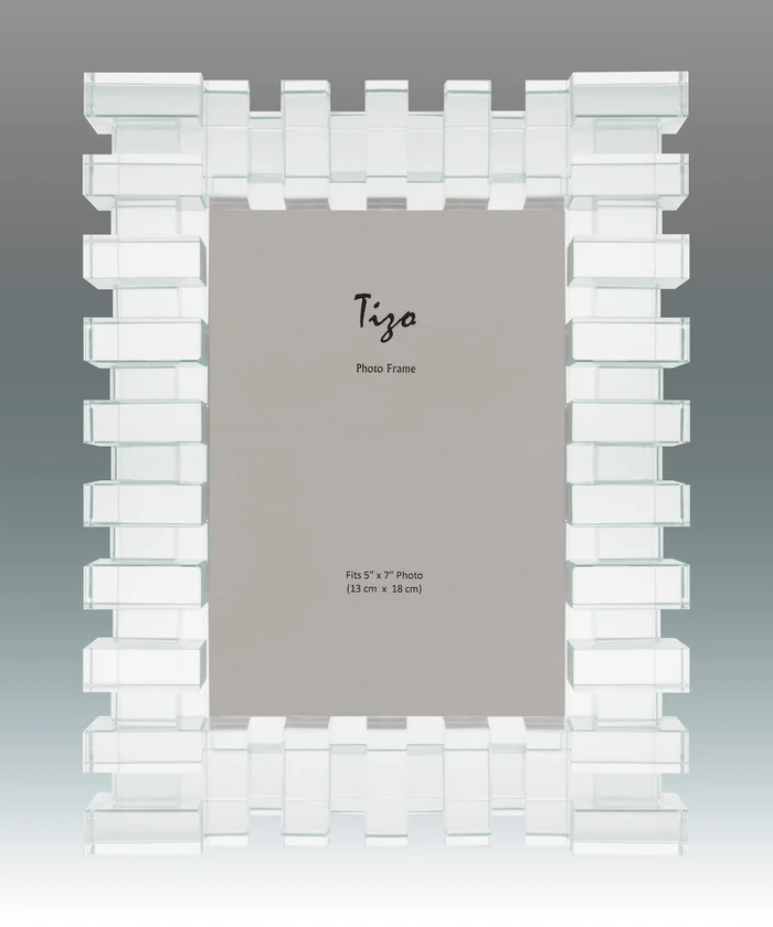 Tizo Design Crystal Glass Block Frame, 4*6