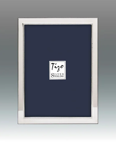 Tizo Design Sterling Narrow Flat Inner Bead Frame, 4*6
