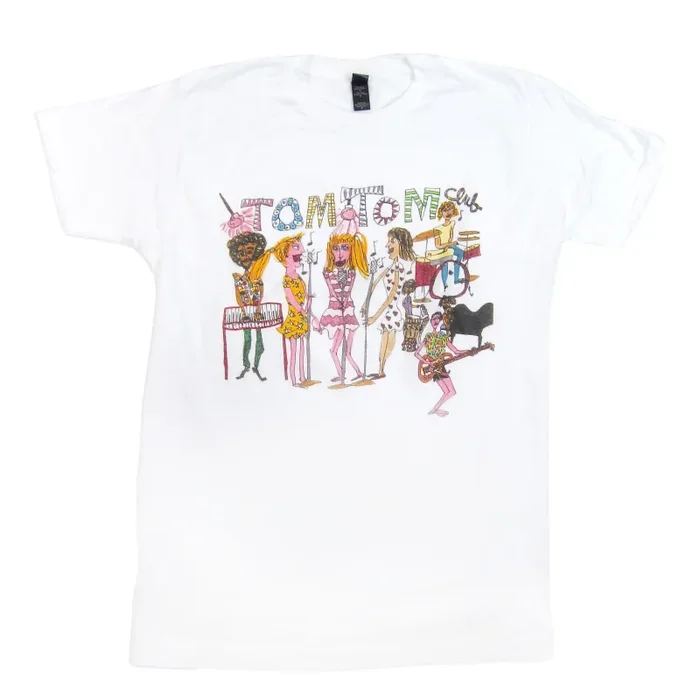 Tom Tom Club: Sketch Shirt – White